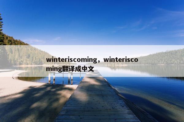 winteriscoming，winteriscoming翻译成中文