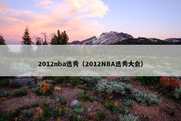 2012nba选秀（2012NBA选秀大会）